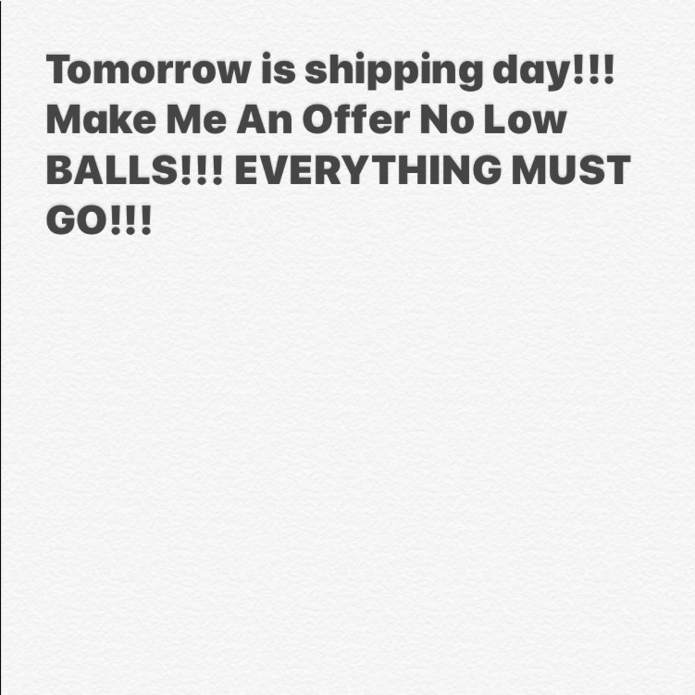 Everything Must Go!!!
